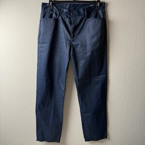 Diesel Men’s Vintage Navy Nylon Pants Size 34 Made in Italy Rare